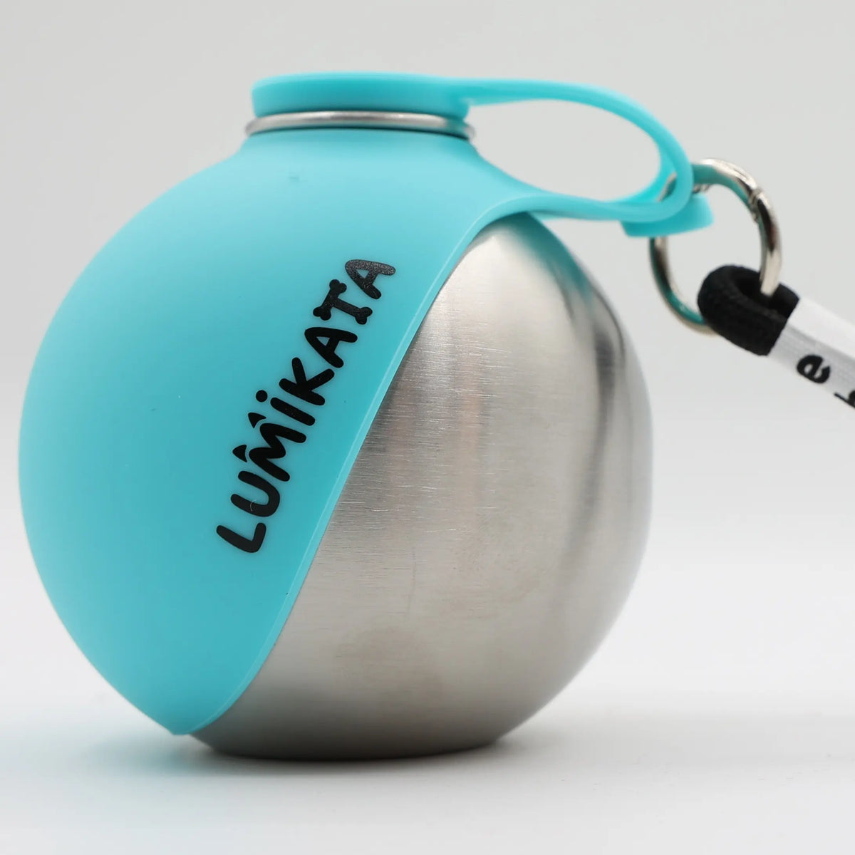 Lumikata 2-in-1 Portable Dog Water Bottle with 10oz Stainless Steel and Silicone Foldable Bowl - Leak-Proof Design for Small Dogs and Pet Feeding Supplies