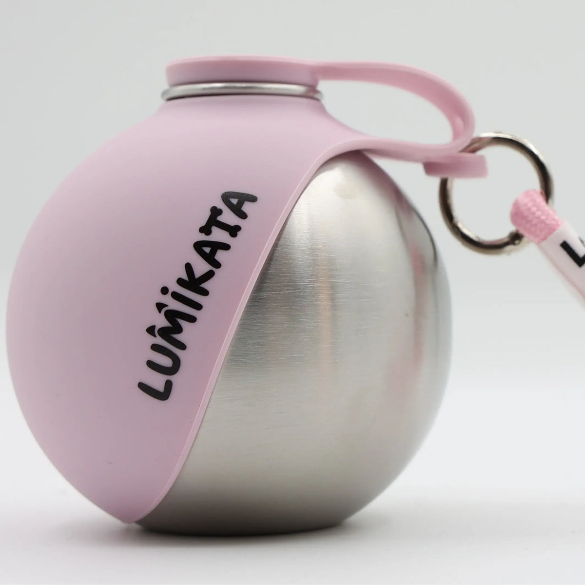 Lumikata 2-in-1 Portable Dog Water Bottle with 10oz Stainless Steel and Silicone Foldable Bowl - Leak-Proof Design for Small Dogs and Pet Feeding Supplies