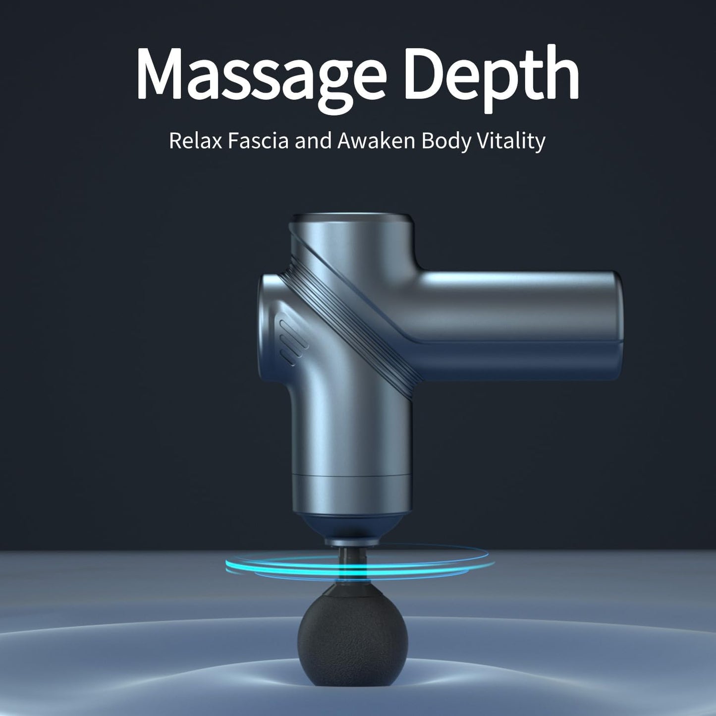 Massage Gun Deep Tissue Mini Muscle Massager for Pain Relief, Blue