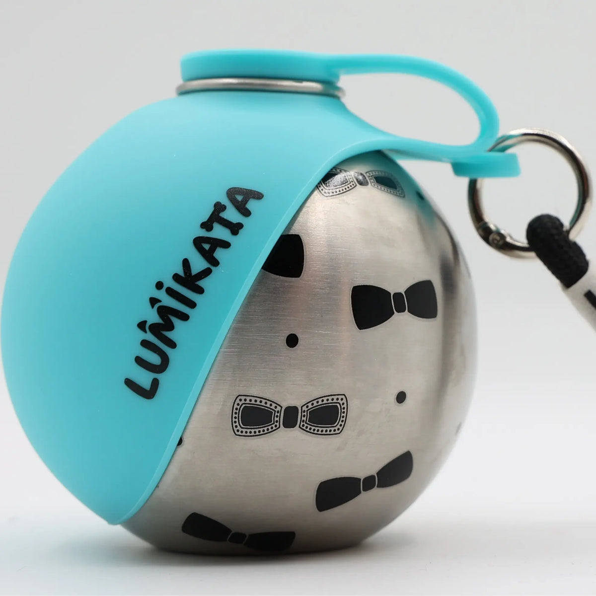 Lumikata 2-in-1 Portable Dog Water Bottle with 10oz Stainless Steel and Silicone Foldable Bowl - Leak-Proof Design for Small Dogs and Pet Feeding Supplies