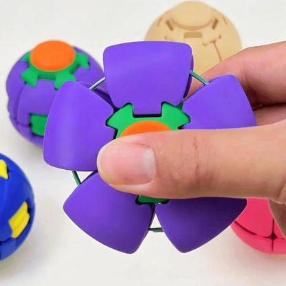 3D Printed Press-Rotating Fidget Spinner Toy - Mechanical Kinetic Desk Stress Reliever and Unique Sensory Gadget for Adults, DIY Specialty Gift